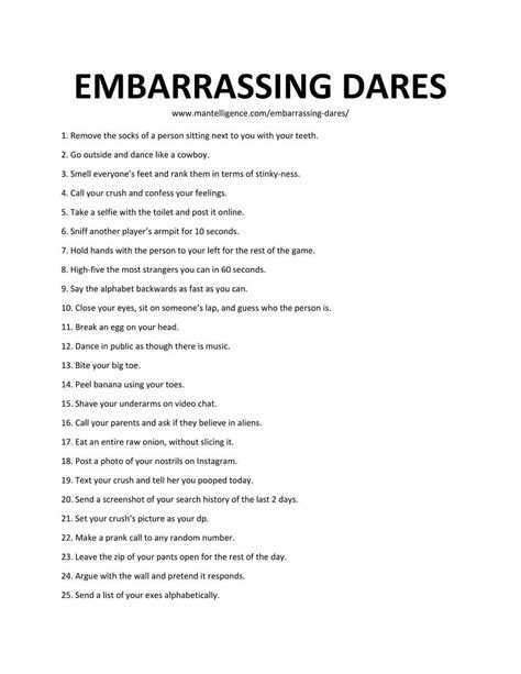 72 Really Embarrassing Dares For Friends Over Text Irl Online Funny Truth Or Dare Dare