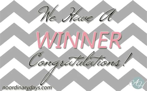 We Have A Winner—congratulations Angela Howard We Have A Winner