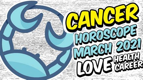 The transit of saturn in capricorn and its hash aspect upon your sign will be difficult to sail through. CANCER "new relationships and friendships" Horoscope March ...