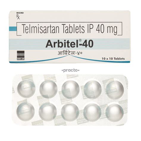 Arbitel 40 Mg Tablet Uses Dosage Side Effects Price Composition