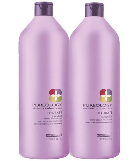 Hydrate Shampoo And Conditioner Liter For Dry Hair Pureology