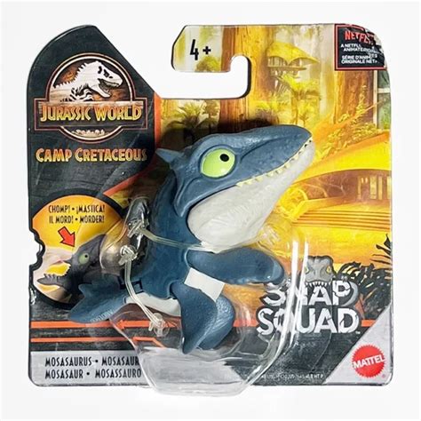 Mattel Jurassic World Snap Squad Mosasaurus Camp Cretaceous 899