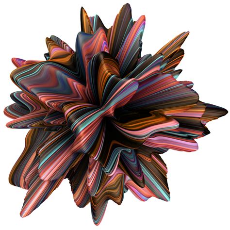 evolve bursting 3d shapes art design stock art art