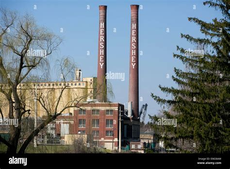 A View Of The Original Hershey Chocolate Factory In Hershey