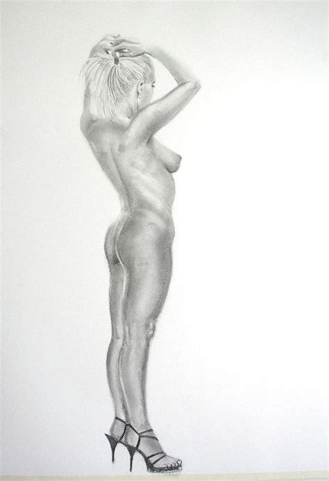 Pencil Nude Drawing By Steve Jones