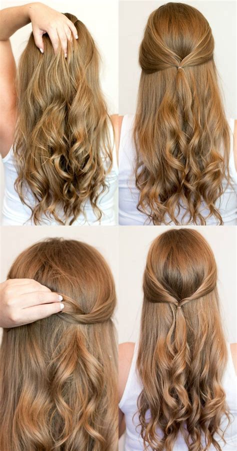 Girls with curly hair will love this cute bun. 203 Casual Hairstyles For Long Hair - Hairstyles 2019 ...