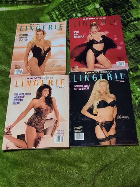 Playboy Magazine Lot Of Special Editions Playboy S Book Of Lingerie