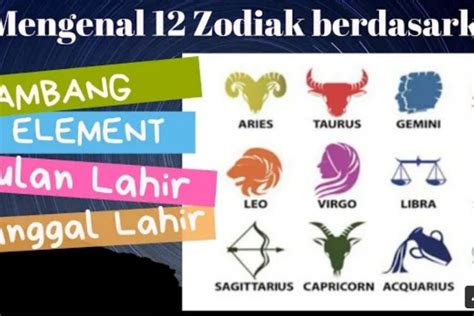 Nama Nama Zodiak Sesuai Tanggal Dan Bulan Lahir Cek Nama Zodiakmu