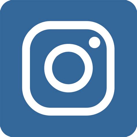Instagram Logo With Blue Background