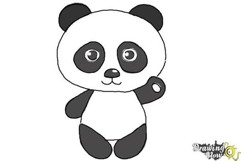 How To Draw A Panda Step By Step Step 9 Panda Drawing Cute Panda
