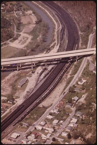 Aerial Of Rail Yards In Danville West Virginia Near Char Flickr