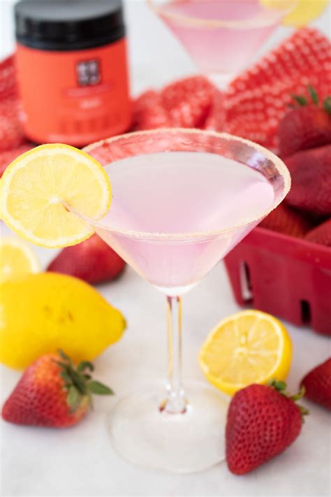 Berry Delicious Lemon Drop Martini Perfect Keto