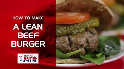 How To Make Lean Beef Burger Youtube
