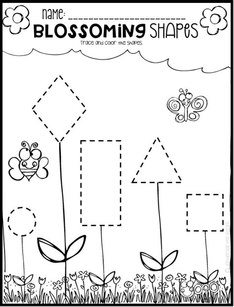 Printable Spring Worksheets For Preschoolers