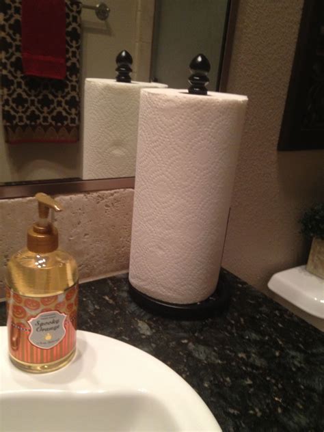 This Is Such A Good Idea Paper Towels In The Guest Bathroom Makes