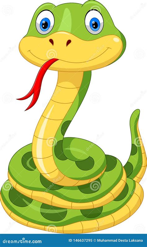 Illustration Of A Snake Head Stock Photography