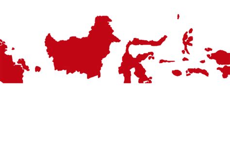 Gambar Peta Indonesia Hitam Putih Png Merah Putih Png Transparent Doni