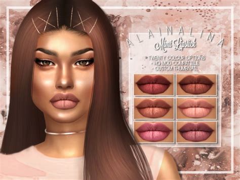Mimi Lipstick At Alainalina Sims 4 Updates