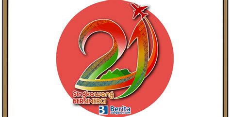 Logo Hut Kota Singkawang 2022 Ke 21 Tahun Format Png