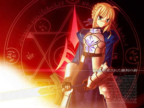 Saber Fate Stay Night Wallpaper 24684614 Fanpop