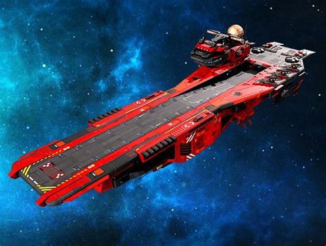Federation Spacecraft Carrier Gb4 3d Space Unity Asset Store Star