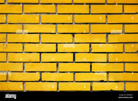 Urban Backgrounds And Textures Yellow Bricks Pattern Stock Photo Alamy