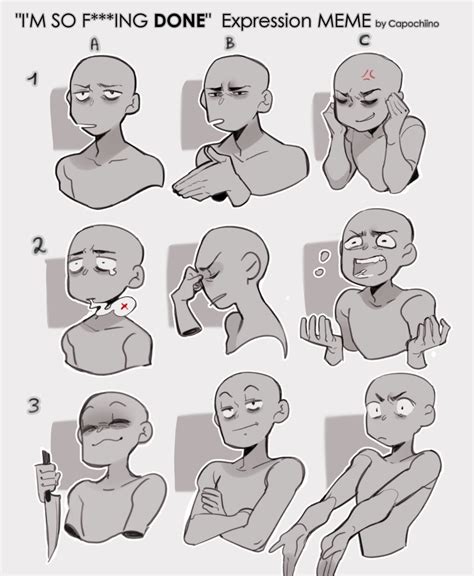 Hunter B On Twitter Drawing Face Expressions Drawing Meme Drawing