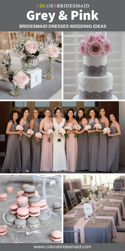 20 Beautiful Pink And Grey Wedding Ideas With Matched Invitations Artofit