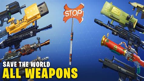 Epic games has decided to make fortnite: FORTNITE - All Weapons in Save The World (SHOWCASE ...