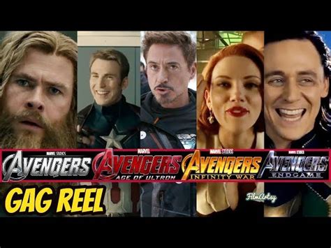 All Avengers123and 4 Hilarious Bloopers And Gag Reel Avengers