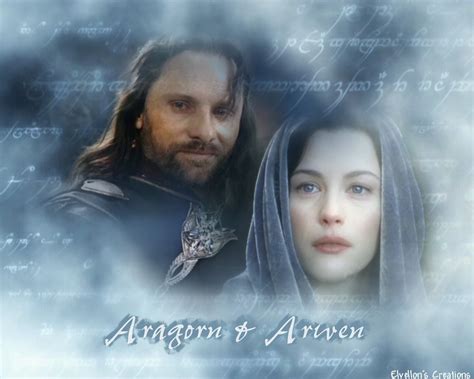 Aragorn And Arwen Lord Of The Rings Wallpaper 3605004 Fanpop