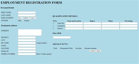 Registration Form In Html With Source Code Simple2code