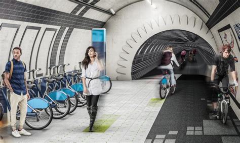 Bike Paths In Abandoned Tube Tunnels The London Underline