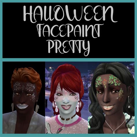 Halloween Facepaint Pretty The Sims 4 Create A Sim Curseforge