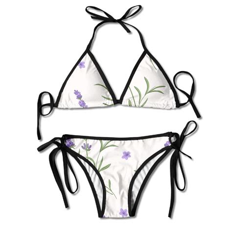 Purple W White Dots Micro G String Bikini Pc Triangle Sexiezpix Web Porn