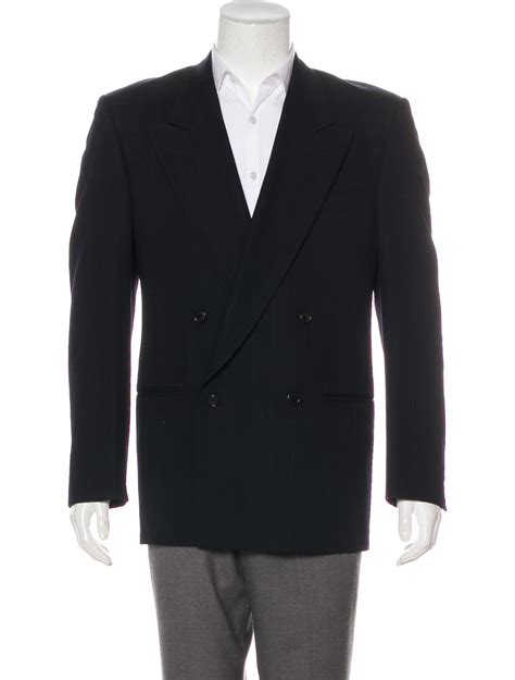 Valentino Wool Double Breasted Blazer Clothing Val The Realreal