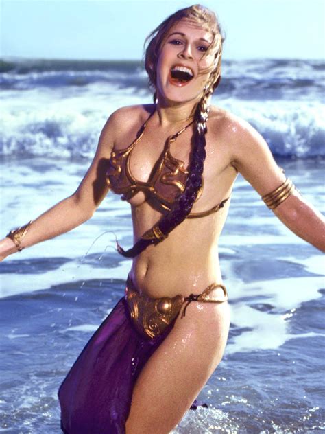 Carrie Fisher In Slave Leia Bikini Beach Photos Rolling Stone