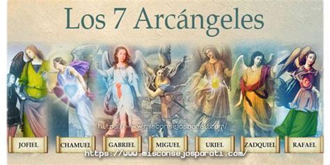 Siete Arcángeles Que Cuidan De Ti Los Siete Arcangeles Nombres De