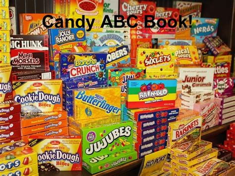 It's a shame, too — some of the most beautiful words in the english language start with k. Candy abc book!