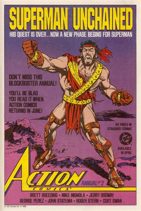 Ad Action Comics Annual 2 Action Comics 1 Image Comics Superhero