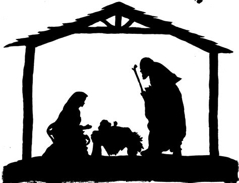 Free Baby Jesus Silhouette Download Free Baby Jesus Silhouette Png