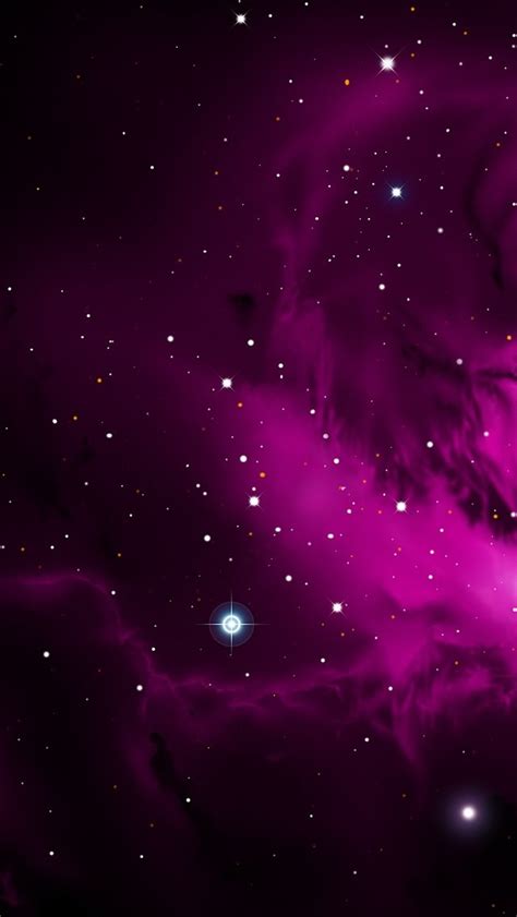 Purple Galactic Cloud Iphone Se Wallpaper Download