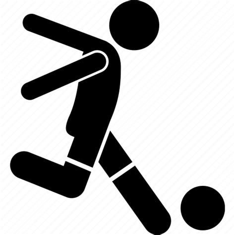 Football Kick Player Soccer Icon Download On Iconfinder