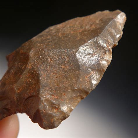 First Arrowhead African Middle Paleolithic Aterian Tanged Point