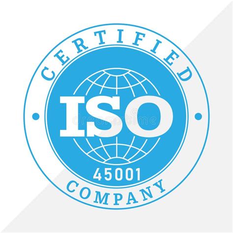 Iso 45001 The Logo Of Standardization For Websites Applications And