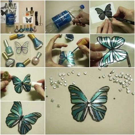 Upcycled Plastic Bottle Butterflies Pictures Photos And Images For