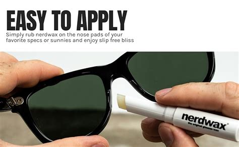 new nerdwax slimline design 4ct value pack stop slipping glasses as seen on shark tank