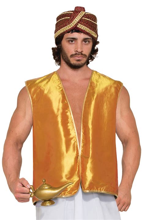 Sultan Vest Adult Costume Gold