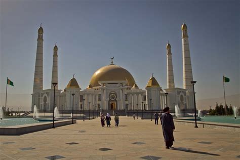 Turkmenbashi Ruhy Mosque Turkmenistan Images