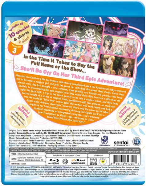 Buy Bluray Fatekaleid Liner Prisma Illya 2wei Herz Blu Ray